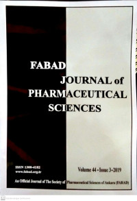 Image of The FABAD Journal Pharmaceutical Sciences Volume 44 Issue 3 2019