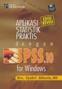 Image of Aplikasi Statistik Praktis dengan SPSS.10 for Windows