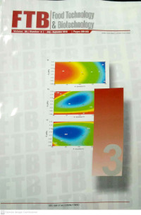 Image of FOOD TECHNOLOGY & BIOTECHNOLOGY Volume 56, Number 3, 2018