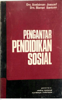 Image of Pengantar Pendidikan Sosial