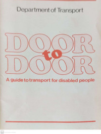 Image of Door to Door. A Guide to Transport for Disabled People