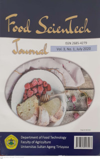 Image of Jurnal: Food ScienTech Journal Vol. 3, No.1, July 2020