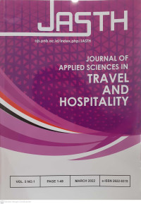 Image of JASTH: Journal of Applied SCiences in Travel and Hospitality