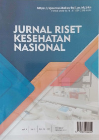 Image of Jurnal Riset Kesehatan Nasional Vol. 6, No. 2 Oktober 2022