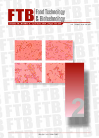 Image of FOOD TECHNOLOGY & BIOTECHNOLOGY Volume 58, Number 2, 2020