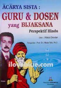 Image of Guru & Dosen Yang Bijaksana : Perspektif Hindu