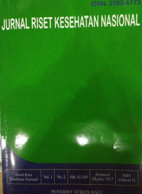 Image of Jurnal Riset Kesehatan NasionalVol.1 No.2 hal. 82-209