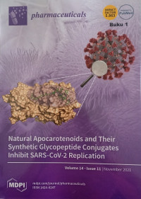 Image of Pharmaceuticals Natural Apocarotenoids and Their Synthetic Glycopeptide conjugates  Inhibit SARS-CoV-2 Replication  Volume 14 Issue 11 ( November 2021)
