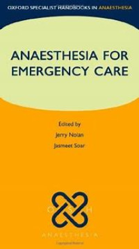 Image of Anaesthesia For Emergency Care