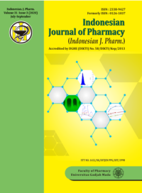 Image of Indonesian Journal of Pharmacy, Volume 31 Issue 3 (2020) July-September