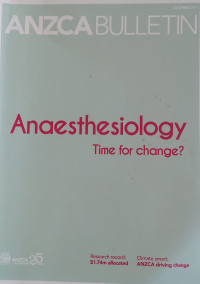 Image of ANZCA Bulletin,Anaesthesiology Time for Change
