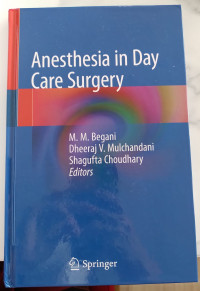 Image of Anesthesia in Day Care Surgery