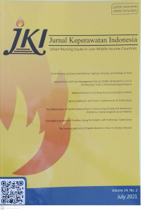 Image of Jurnal Keperawatan Indonesia Volume 24 No 2 July 2021