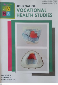 Image of Journal of Vocational Health Studies Volume 6 Number 2 November 2022