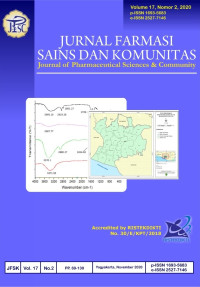 Image of Jurnal Farmasi Sains dan Komunitas : Journal of Pharmaceuticals Sciences & Community Volume 19, Nomor 1, 2022