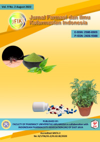 Image of JURNAL FARMASI dan ILMU KEFARMASIAN INDONESIA,VOL.9 NO. 2 2022
