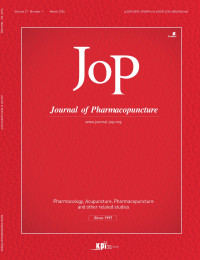Image of Journal of Pharmacopuncture Volume 27 No. 1 March 31 2024