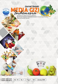 Image of Jurnal Ilmiah Media Gizi Indonesia Volume 19 No. 1 Januari 2024