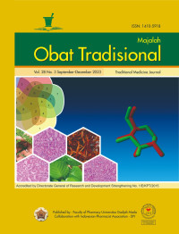 Image of Majalah Obat Tradisional Volume 29 No. 1 Tahun 2024