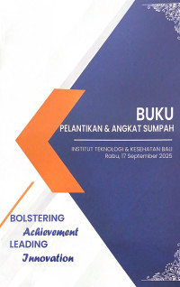 Image of Buku Pelantikan & Angkat Sumpah Institut Teknologi & Kesehatan Bali September 2025