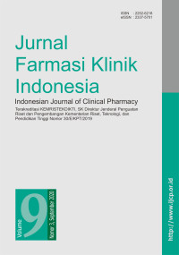Image of Jurnal Farmasi Klinik Indonesia Volume 9, Nomor 3, September 2020