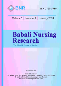 Image of Babali Nursing Research (BNR) Vol. 7 No. 1 January 2026