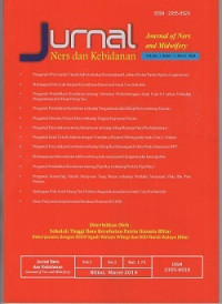 Image of Jurnal Ners dan Kebidanan (Journal of Ners and Midwifery) Volume 6 Issue 2 Agustus 2019