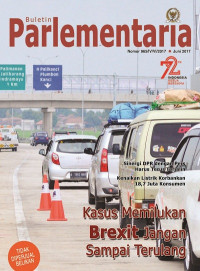 Image of Buletin Parlementaria Nomor 965/IV/VI/2017, Juni 2017