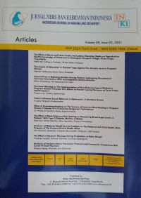 Image of Jurnal Ners dan Kebidanan Indonesia, Volume 9, Issue 02, 2021